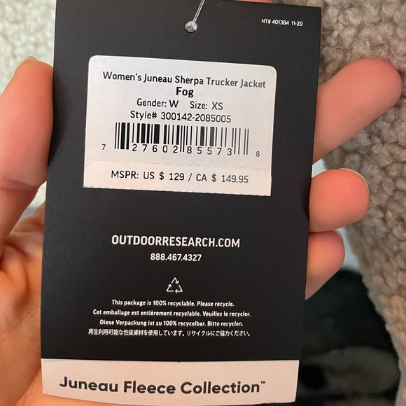 Women's Juneau Sherpa Trucker Jacket- Outdoor Research - Picture 3 of 4